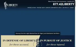 Liberty Law Group of Omaha website