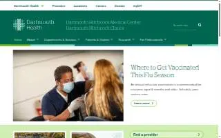 Dartmouth Hitchcock Clinics Nashua | Urgent Care website