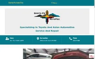 Santa Fe AutoTec website