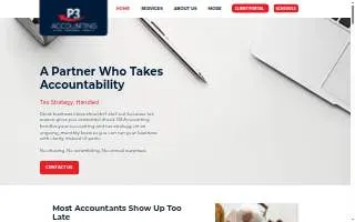 P3 Accounting LLC website