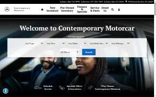 Contemporary Motorcar website