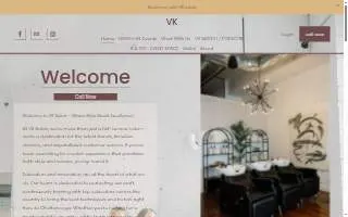VK SALON - Best hair salon Chattanooga website