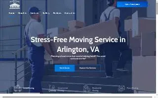 K&C Arlington Movers website