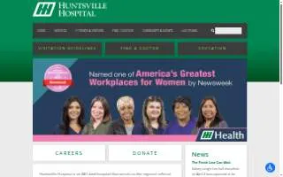 Huntsville Hospital website