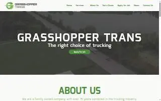 Grasshopper Trans website
