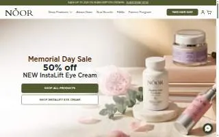 Noor Dermatology and Aesthetics of Raleigh website