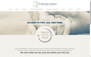Access Family Medicine - Dr. Todd E. Johnson, DO website
