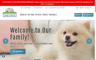 Santa Clara Animal Hospital website