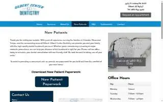 Gilbert Dental Center of Chandler website