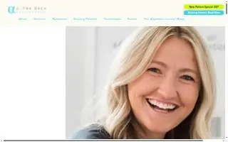 Alpha Back Chiropractic website