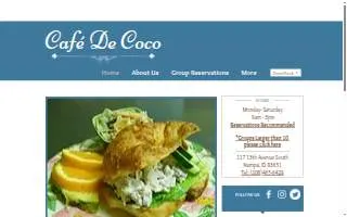 Café De Coco website