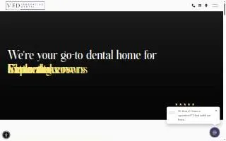 Vacek Family Dentistry website