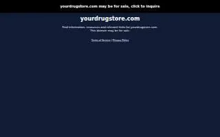 Your Drug Store website