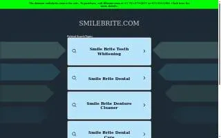 Smile Brite Dental website
