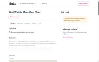 West Wichita Minor Care Clinic