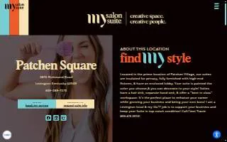 My Salon Suite of Lexington website