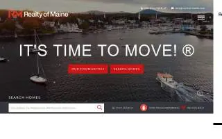 Mike Ellis-Realty of Maine website