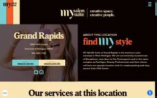 My Salon Suite of Grand Rapids website