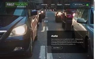 First Priority Insurance Agency website
