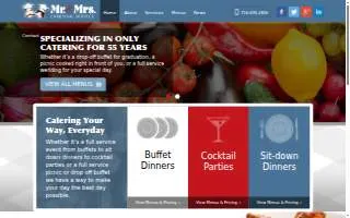 Mr. & Mrs. Catering Service of Buffalo website
