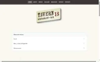 The Tavern of Tulsa website