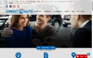 I-35 Credit Auto website