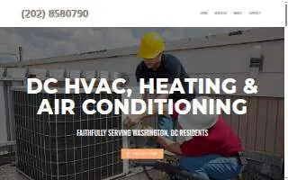 DC HVAC, Heating and Air Conditioning website