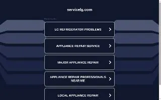 Service Legends Heating & Cooling, Plumbing & Electrical website