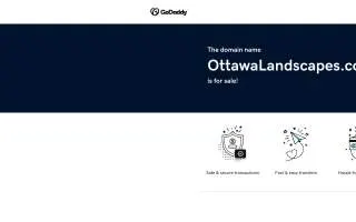 Ottawa Landscapes website