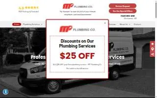 MP Plumbing Co. of Portland website