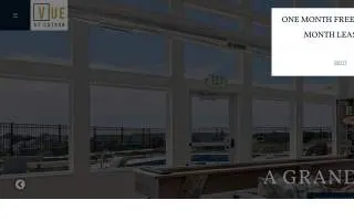 The VUE at Catron website
