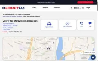 Liberty Tax of Bridgeport website