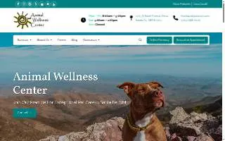 Animal Wellness Center - Santa Fe website