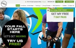 MUV Fitness Spokane Valley website