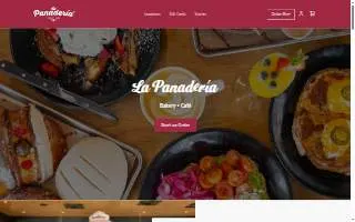La Panadería Bakery Café website
