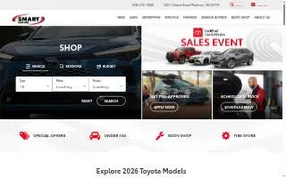 Smart Motors Toyota of Madison website