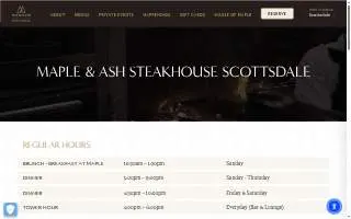 Maple & Ash website