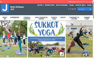 New Orleans JCC Fitness Center website