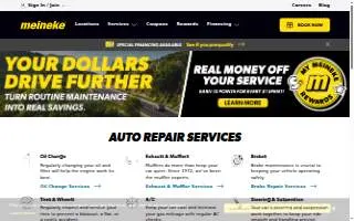 Meineke Car Care Center of Baton Rouge website