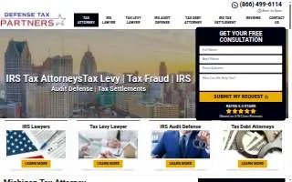 Defense Tax Partners of Grand Rapids website