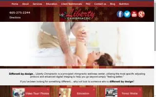 Liberty Chiropractic LLC website
