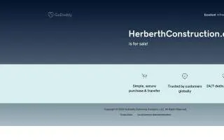 Herbert H. Construction website