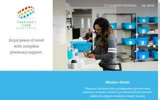 Pharmacy Care Associates website