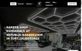 Republic Barbershop website