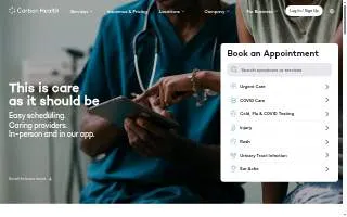 Carbon Health Immediate & Primary Care Boston - Back Bay website