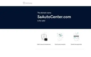 S&A Auto Center of Newark website