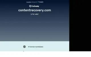 Content Recovery Specialists of Austin, Texas website