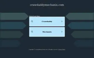 Crawdaddy Mechanix LLC website