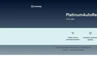 Platinum Auto Repairs LLC website
