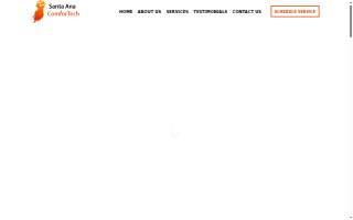 Santa Ana ComforTech website